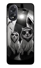 Hood Cats Oppo A18/Oppo A38 Glass Case