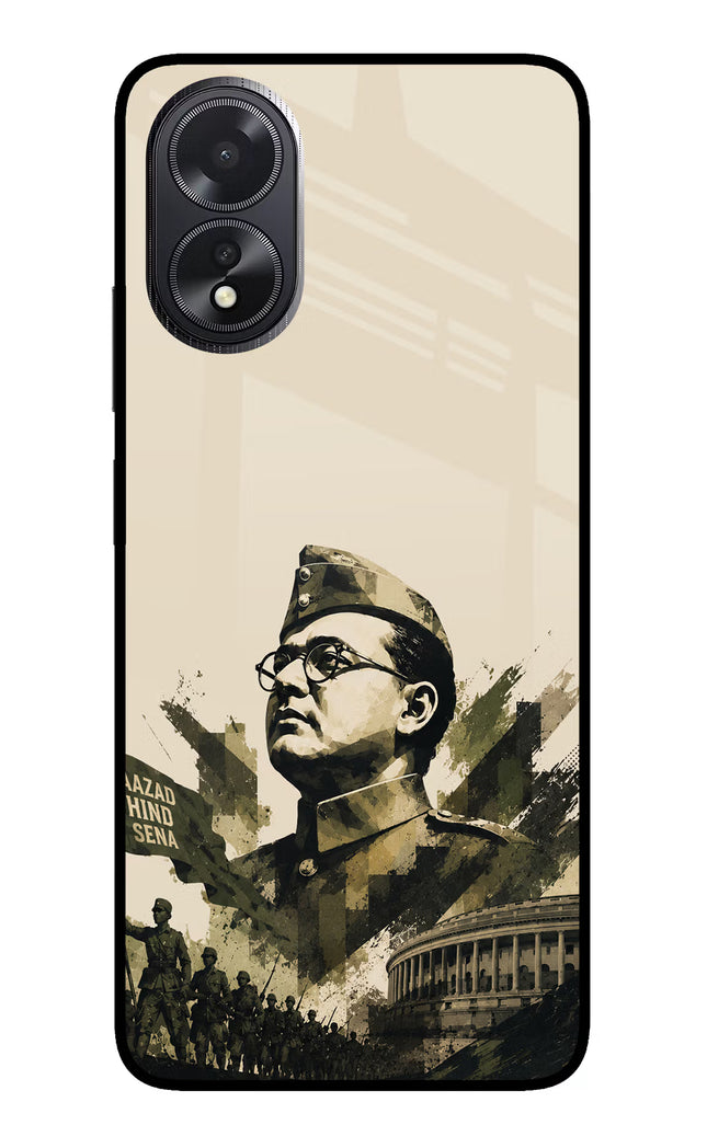 Netaji Rising Oppo A18/Oppo A38 Glass Case