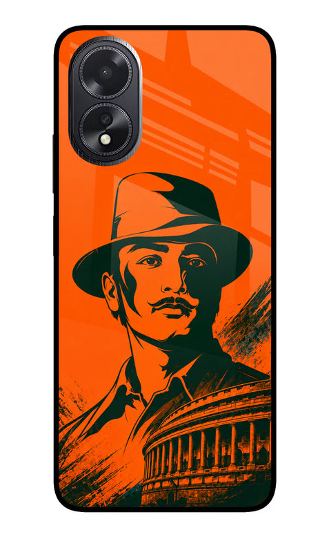 Bhagat Singh Legacy Oppo A18/Oppo A38 Glass Case