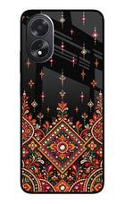 Noir Mehfil Oppo A18/Oppo A38 Glass Case