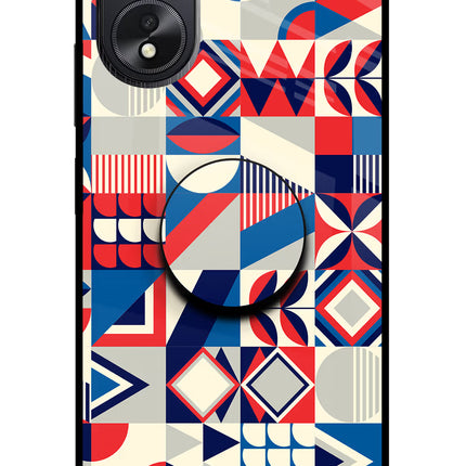 Colorful Pattern Oppo A18/Oppo A38 Pop Case by Casekaro