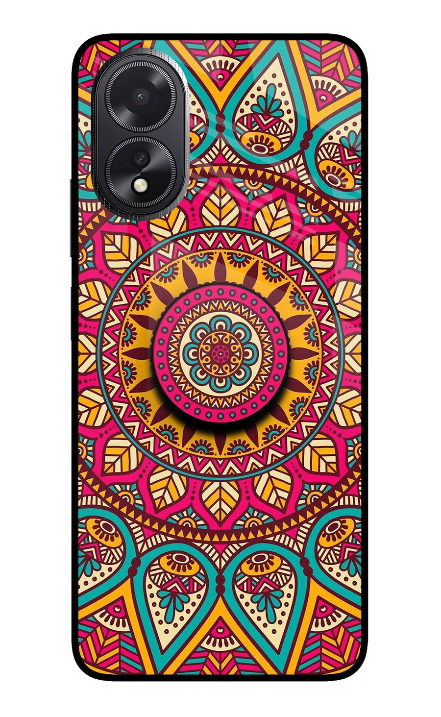 Mandala Oppo A18/Oppo A38 Pop Case, Glass case