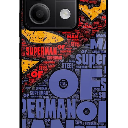 Superman Redmi Note 13 5G Glass Case