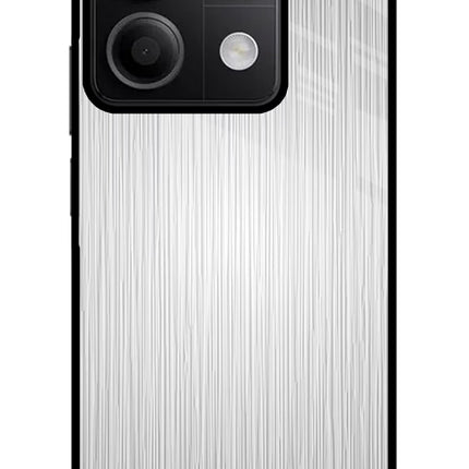 Wooden Grey Texture Redmi Note 13 5G Glass Case Back Cover by Casekaro