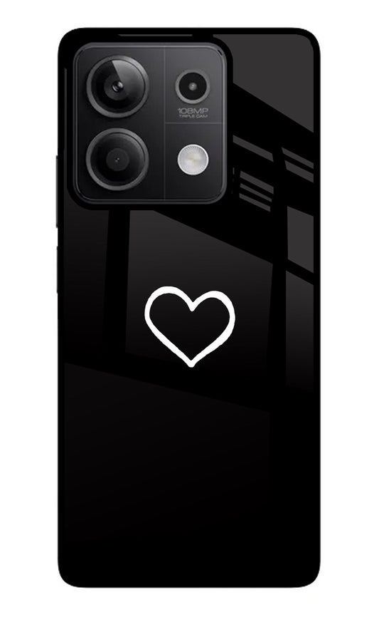 Heart Redmi Note 13 5G Glass Case