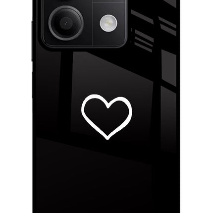 Heart Redmi Note 13 5G Glass Case