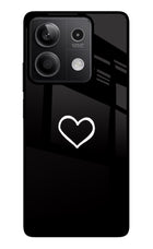Heart Redmi Note 13 5G Glass Case