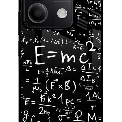 Physics Formula Redmi Note 13 5G Glass Case Back Cover by Casekaro
