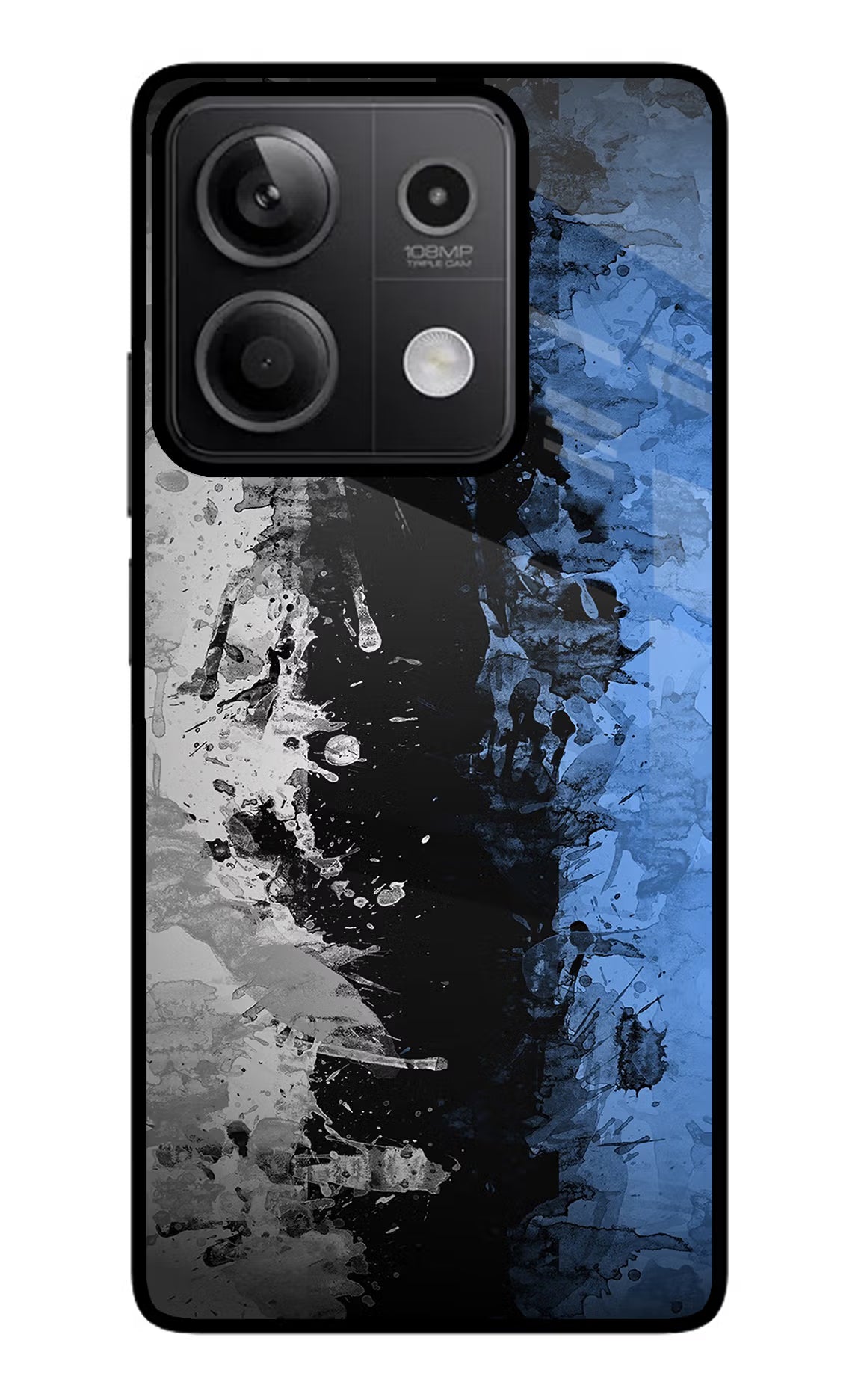 Artistic Design Redmi Note 13 5G Glass Case Back Cover by Casekaro