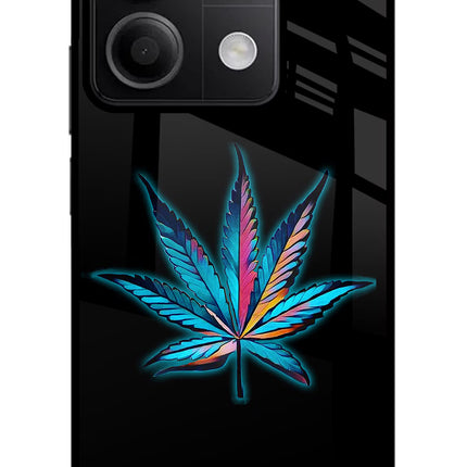 Weed Redmi Note 13 5G Glass Case Back Cover by Casekaro