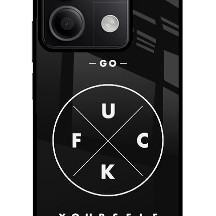 Go Fuck Yourself Redmi Note 13 5G Glass Case