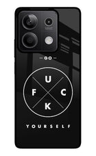 Go Fuck Yourself Redmi Note 13 5G Glass Case
