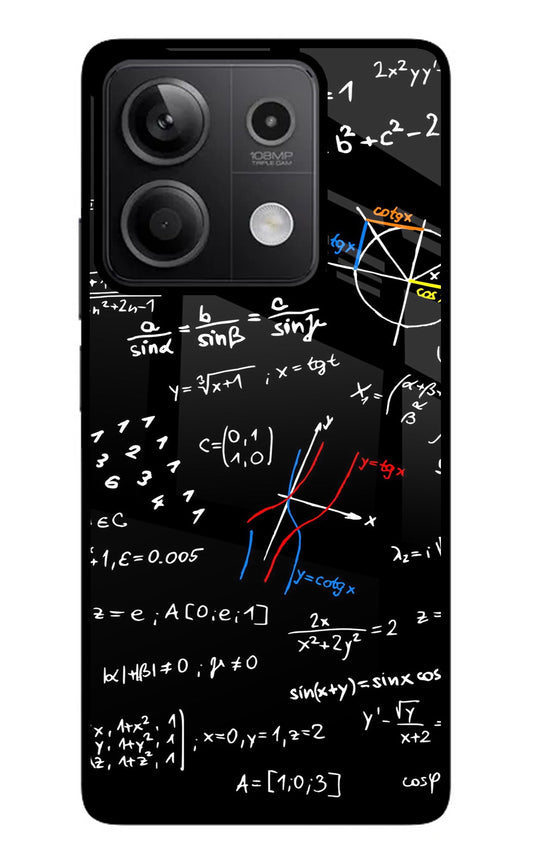 Mathematics Formula Redmi Note 13 5G Glass Case