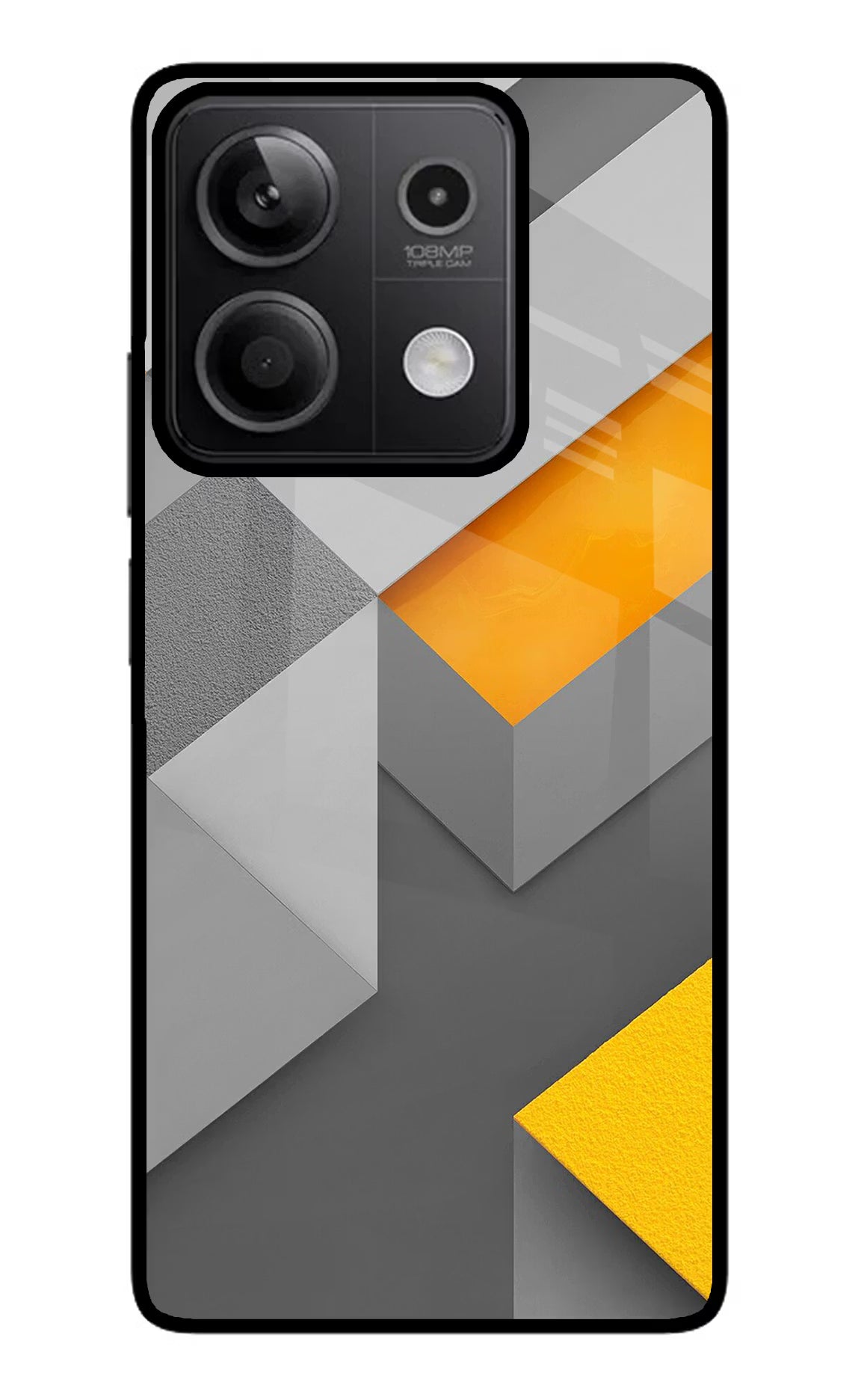 Abstract Redmi Note 13 5G Glass Case Back Cover by Casekaro