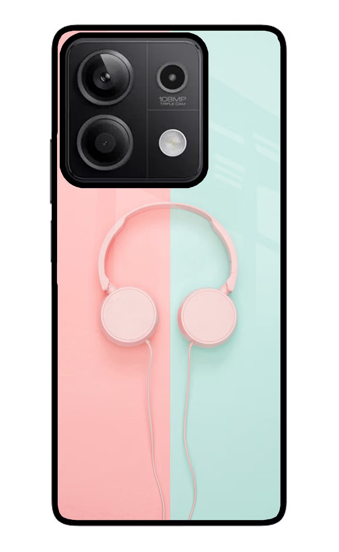 Music Lover Redmi Note 13 5G Glass Case Back Cover by Casekaro