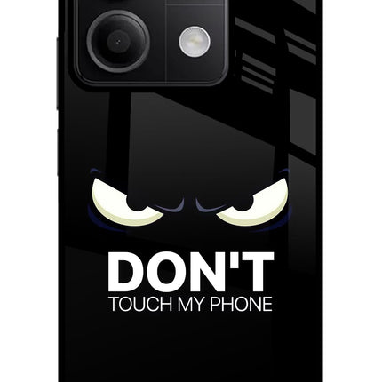 Don'T Touch My Phone Redmi Note 13 5G Glass Case