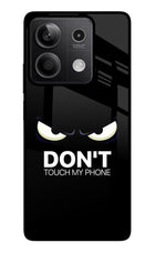Don'T Touch My Phone Redmi Note 13 5G Glass Case