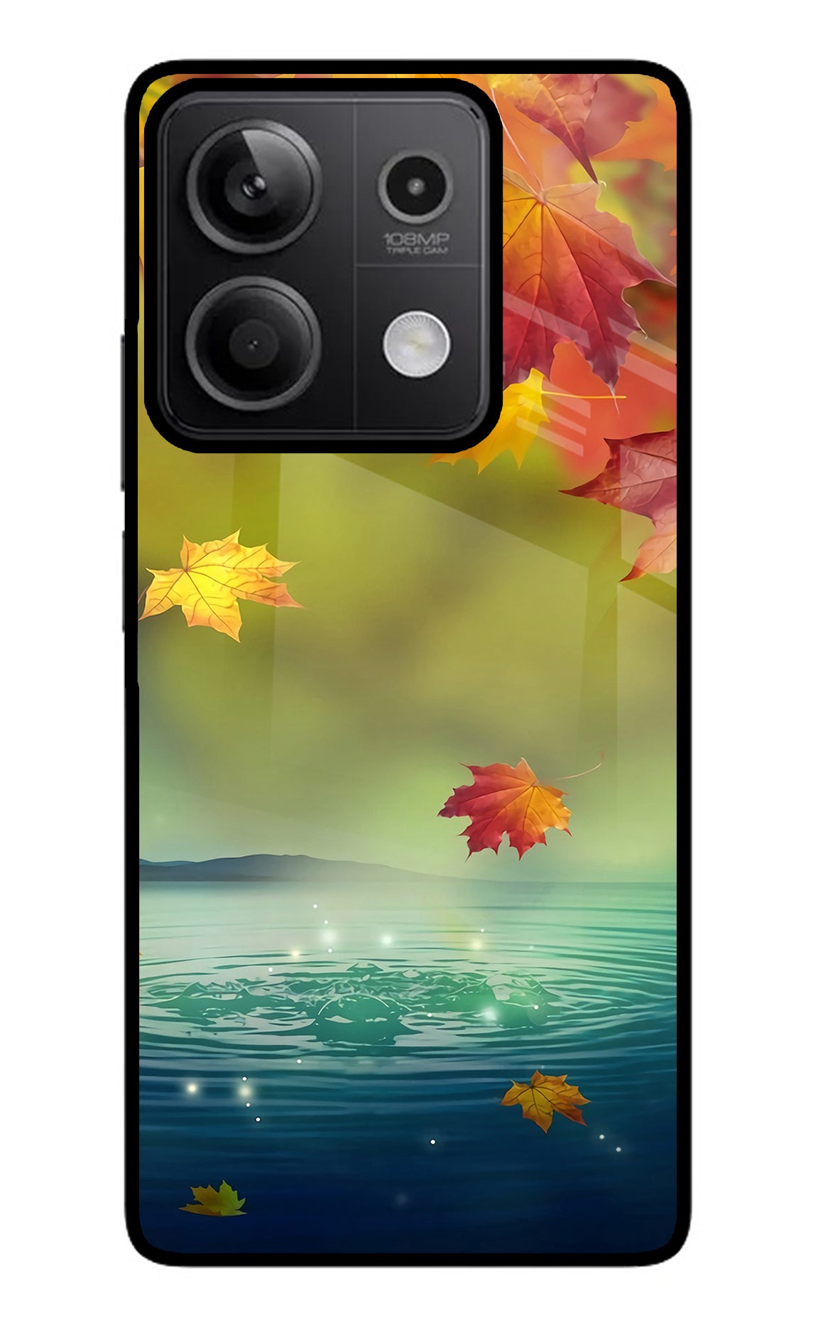 Flowers Redmi Note 13 5G Glass Case