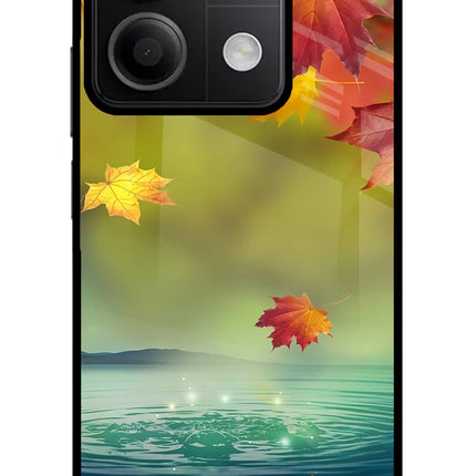 Flowers Redmi Note 13 5G Glass Case Back Cover by Casekaro