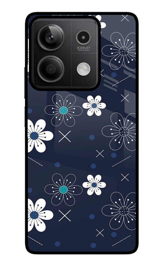 Flowers Redmi Note 13 5G Glass Case