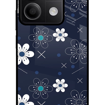 Flowers Redmi Note 13 5G Glass Case