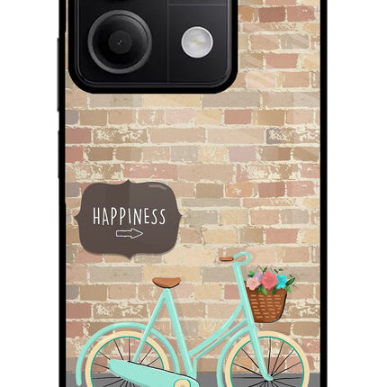 Happiness Artwork Redmi Note 13 5G Glass Case