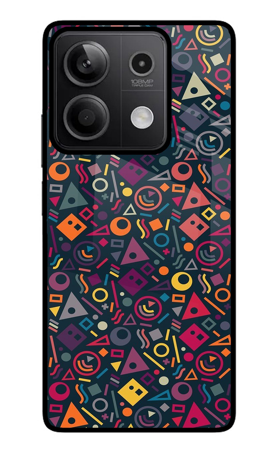 Geometric Abstract Redmi Note 13 5G Glass Case