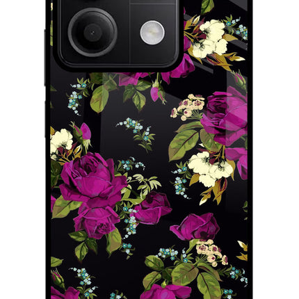 Flowers Redmi Note 13 5G Glass Case