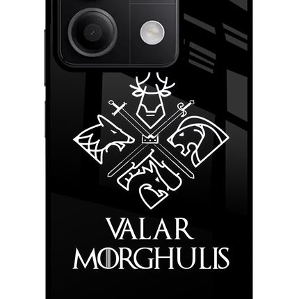 Valar Morghulis | Game Of Thrones Redmi Note 13 5G Glass Case