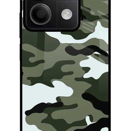Camouflage Redmi Note 13 5G Glass Case
