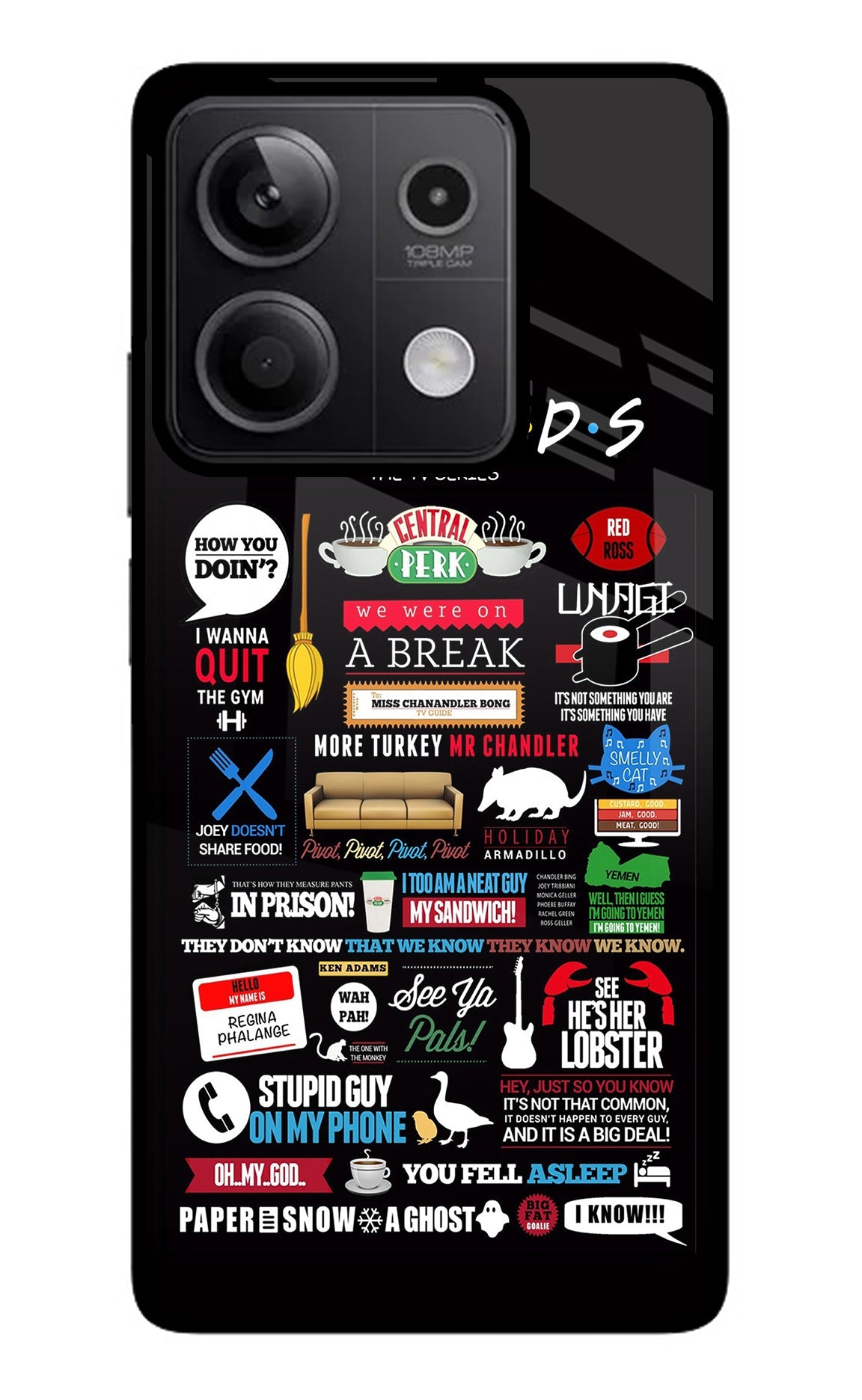 FRIENDS Redmi Note 13 5G Back Cover