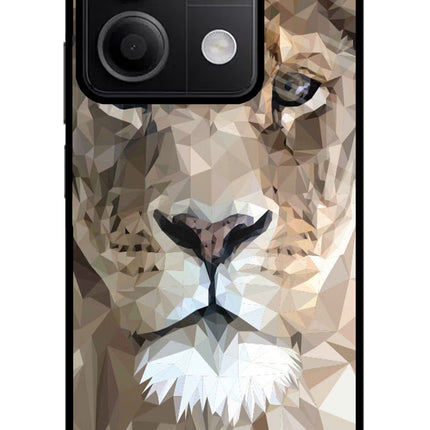 Lion Art Redmi Note 13 5G Glass Case