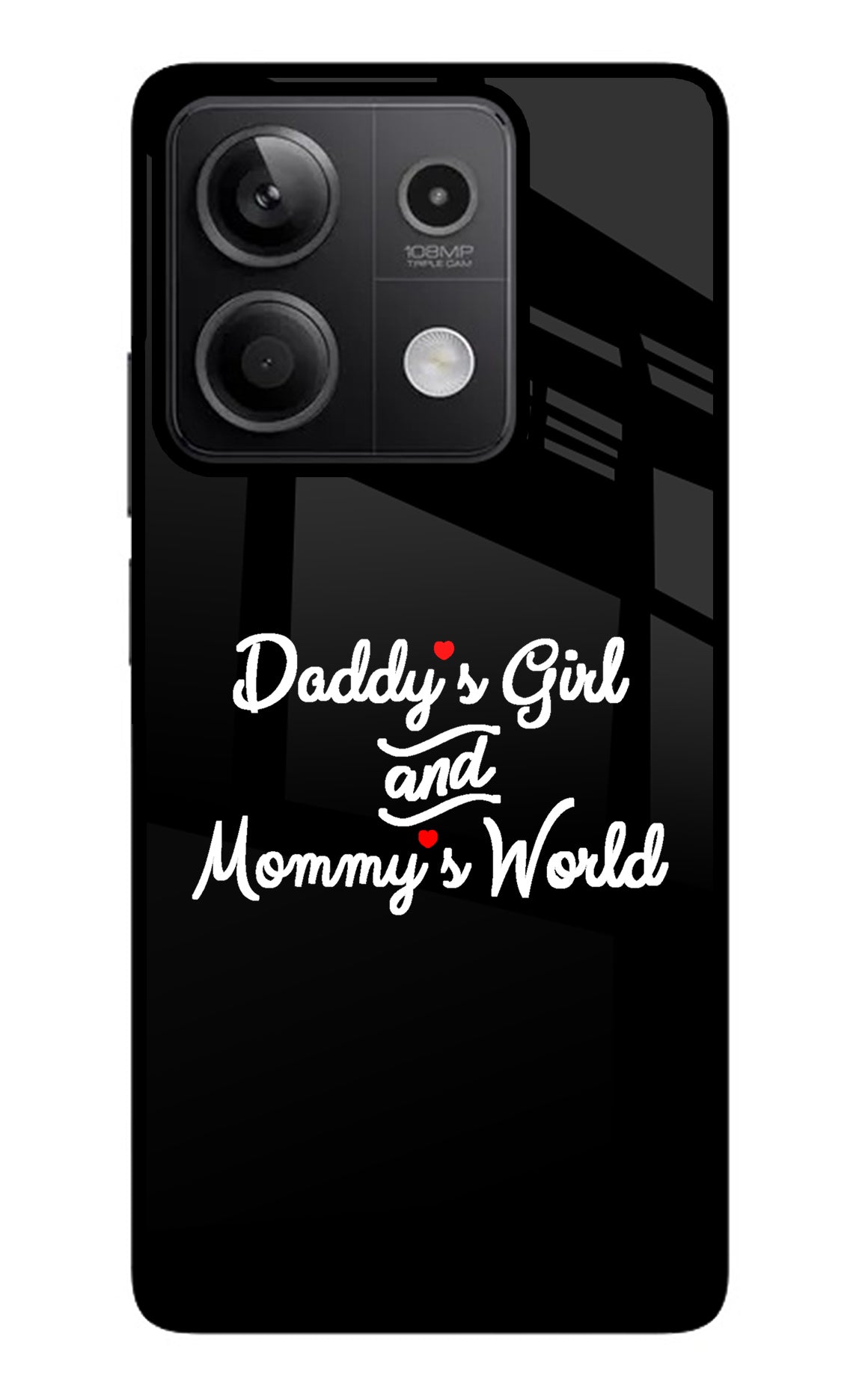 Daddy's Girl and Mommy's World Redmi Note 13 5G Back Cover