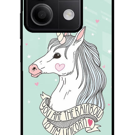 Unicorn Wallpaper Redmi Note 13 5G Glass Case