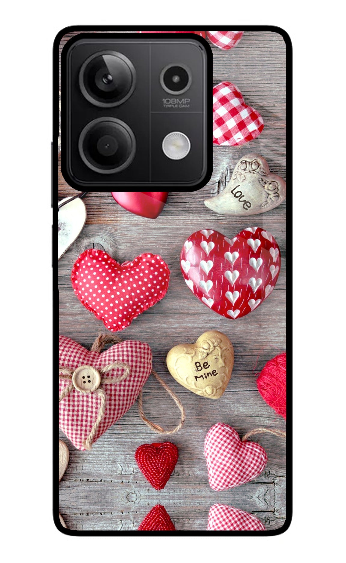 Love Wallpaper Redmi Note 13 5G Back Cover