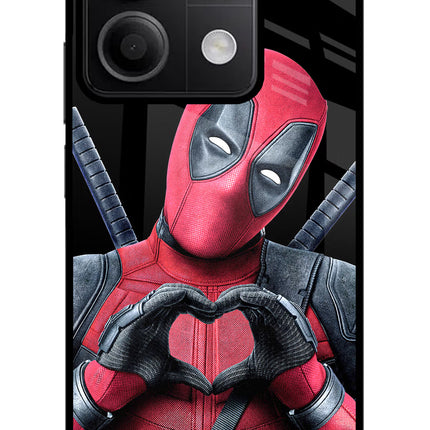 Deadpool Redmi Note 13 5G Glass Case