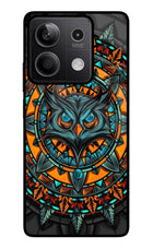 Angry Owl Art Redmi Note 13 5G Glass Case