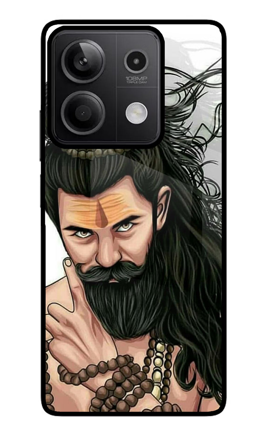 Mahadev Redmi Note 13 5G Back Cover, Metal case
