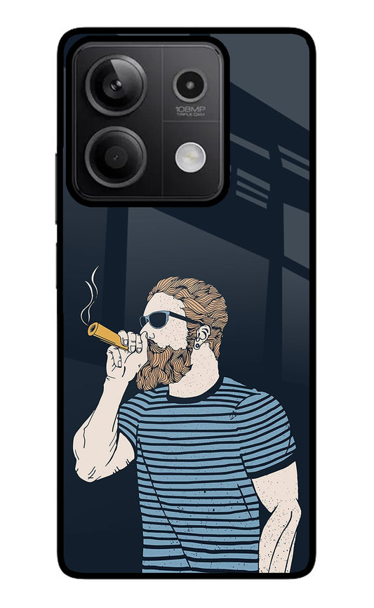 Smoking Redmi Note 13 5G Glass Case