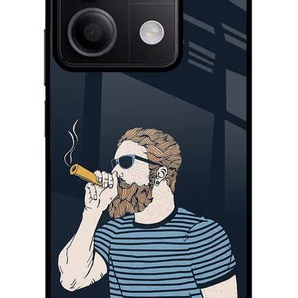 Smoking Redmi Note 13 5G Glass Case