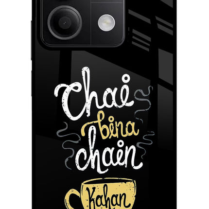 Chai Bina Chain Kaha Re Redmi Note 13 5G Glass Case