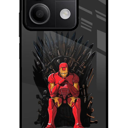 Ironman Throne Redmi Note 13 5G Glass Case