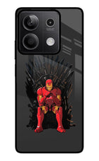 Ironman Throne Redmi Note 13 5G Glass Case