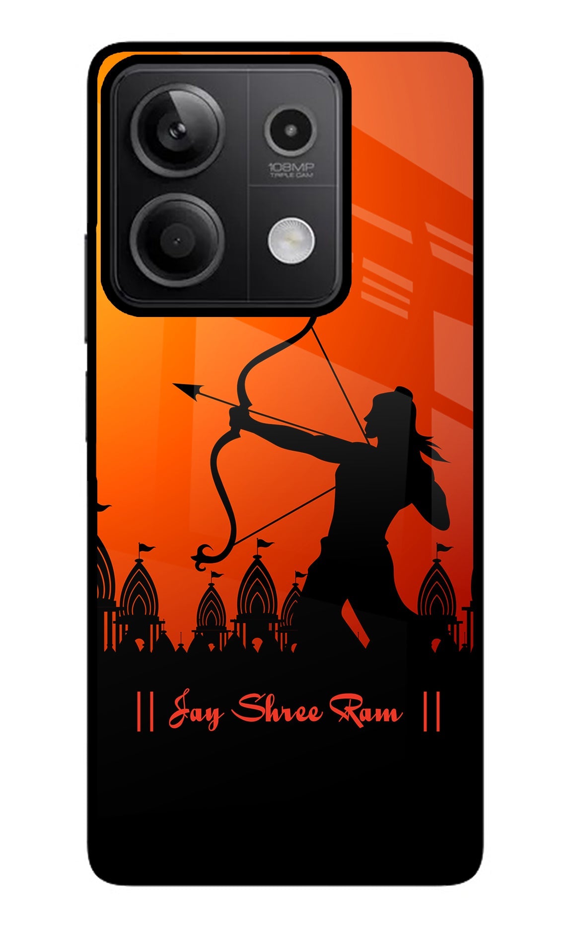 Lord Ram - 4 Redmi Note 13 5G Glass Case