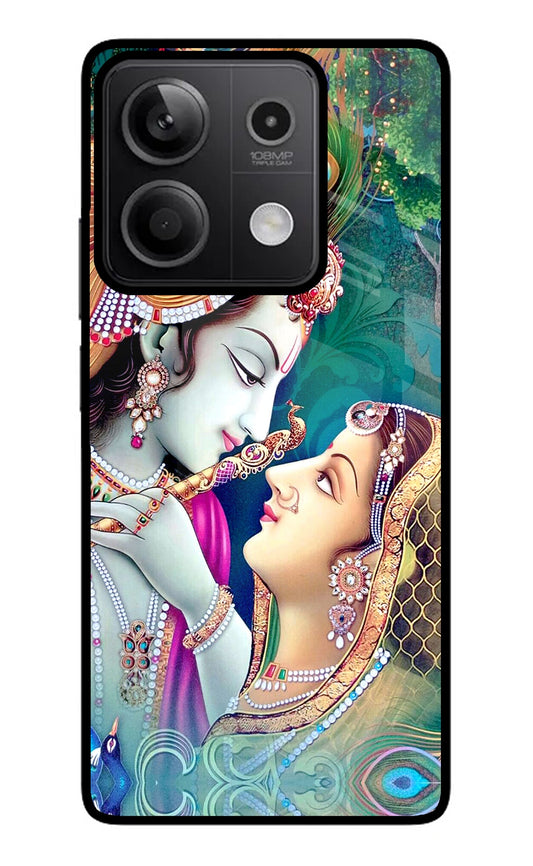 Lord Radha Krishna Redmi Note 13 5G Glass Case