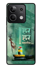 Har Har Mahadev Shivling Redmi Note 13 5G Glass Case
