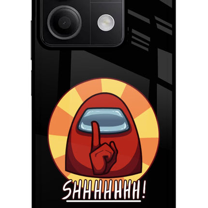 Among Us Shhh! Redmi Note 13 5G Glass Case