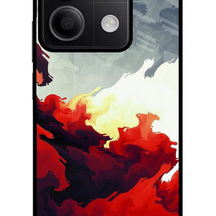 Fire Cloud Redmi Note 13 5G Glass Case