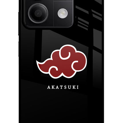 Akatsuki Redmi Note 13 5G Glass Case Back Cover by Casekaro