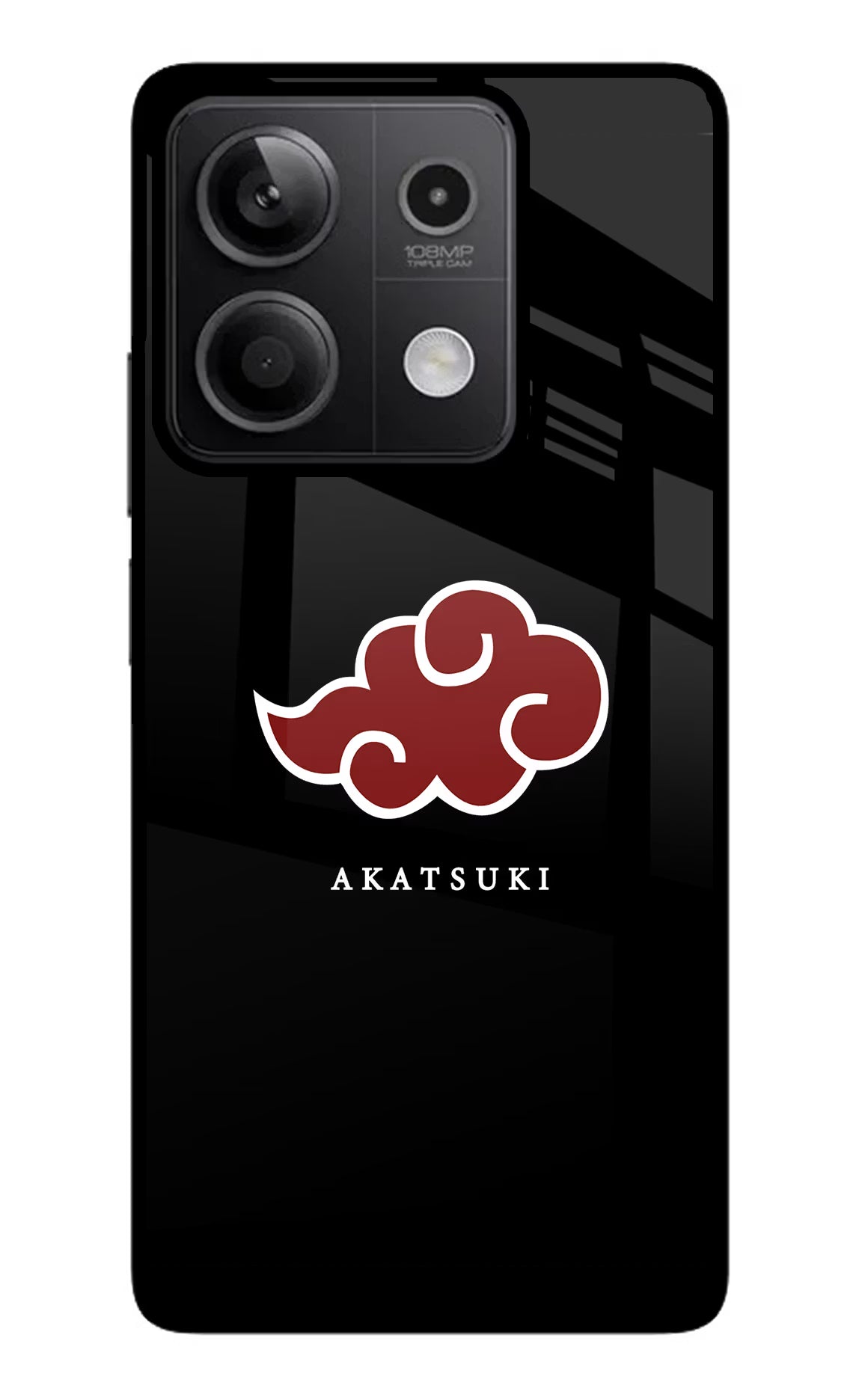 Akatsuki Redmi Note 13 5G Glass Case Back Cover by Casekaro